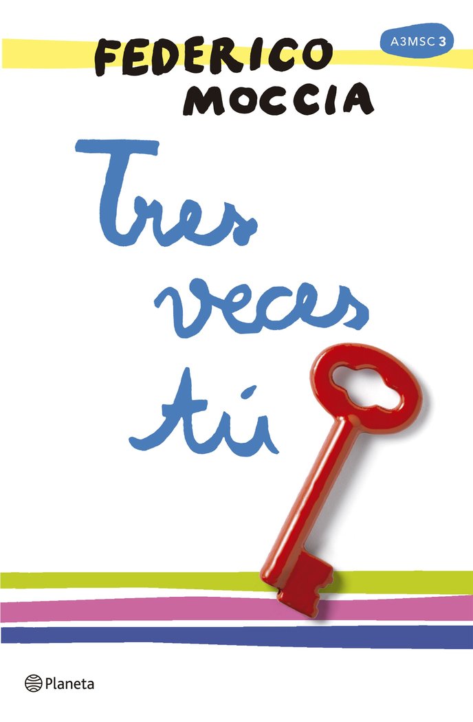 Tres veces tú, de Moccia | portada del libro