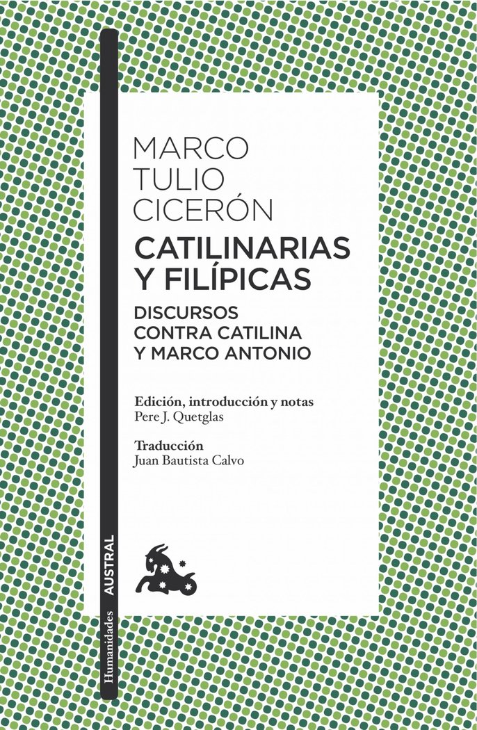 Catilinarias y Filípicas, de Tulio Cicerón, Marco | portada del libro