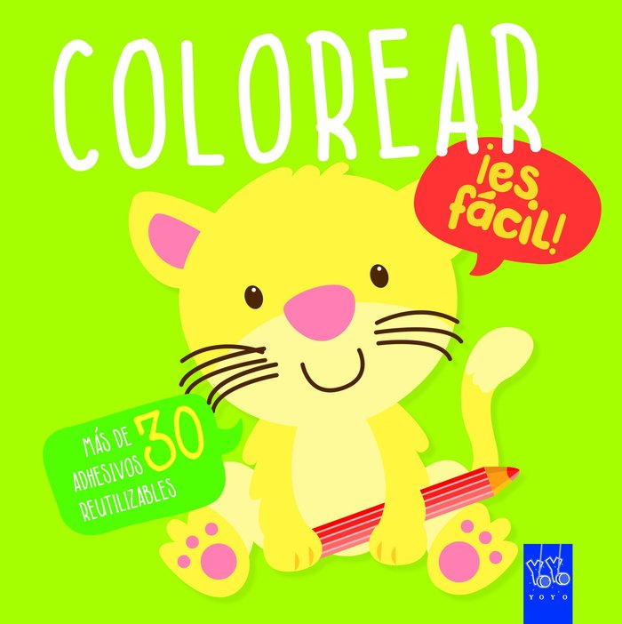 Colorear ¡es fácil! Tigre, de YOYO | portada del libro