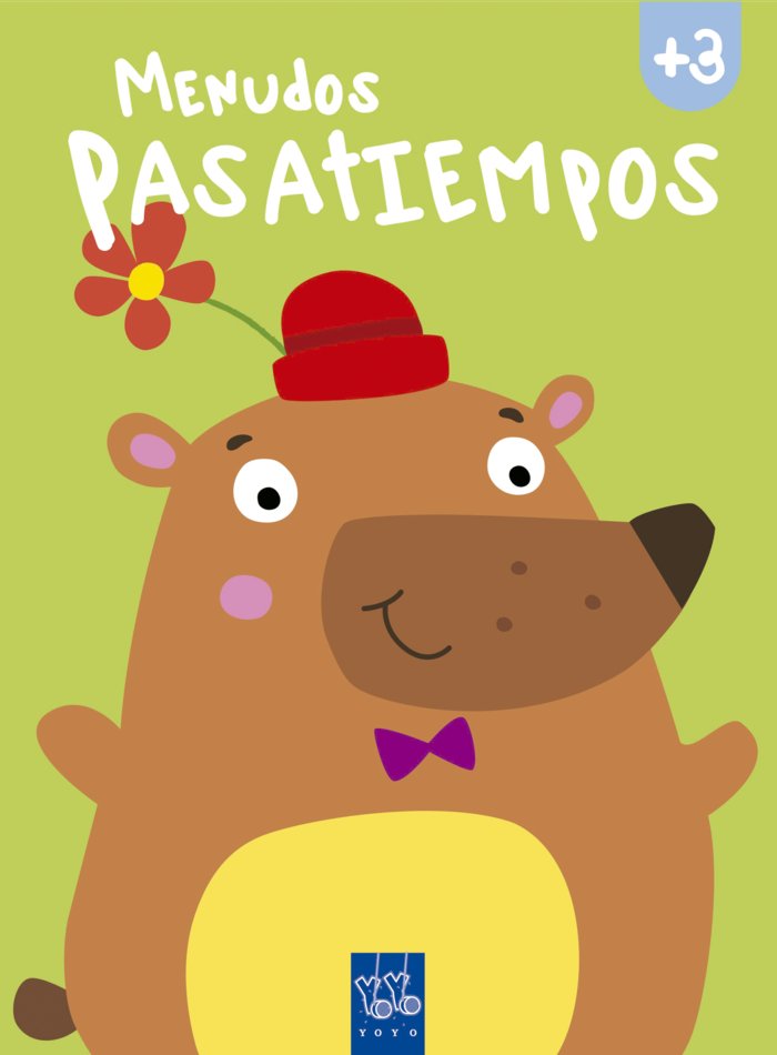 Menudos pasatiempos +3, de YOYO | portada del libro