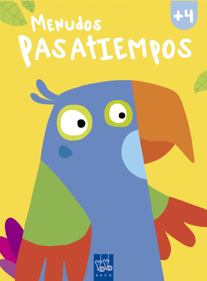Menudos pasatiempos +4, de YOYO | portada del libro