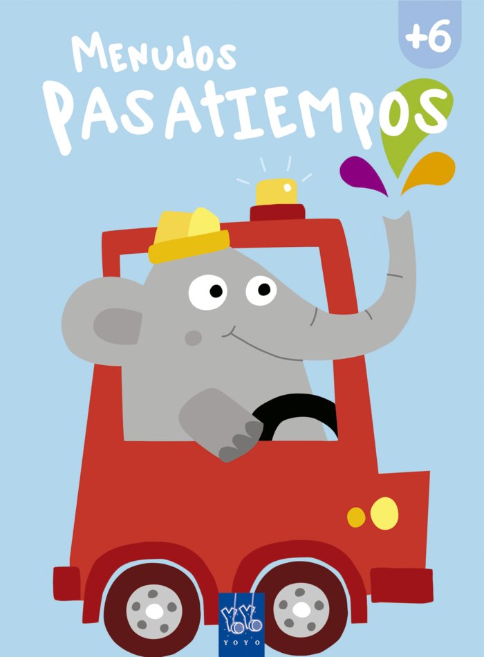 Menudos pasatiempos +6, de YOYO | portada del libro