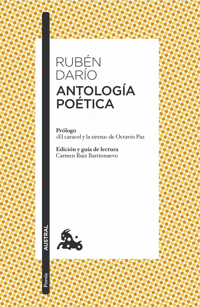 Antología poética, de Darío, Rubén | portada del libro