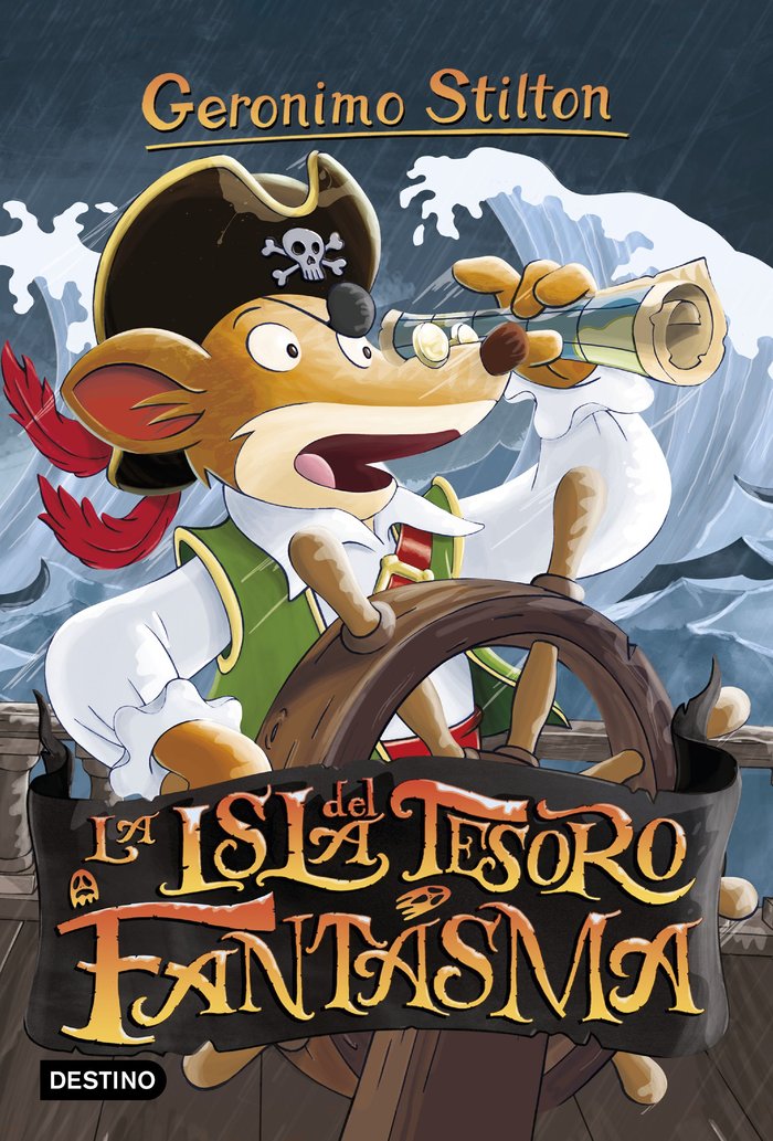 La isla del tesoro fantasma, de Stilton, Geronimo | portada del libro