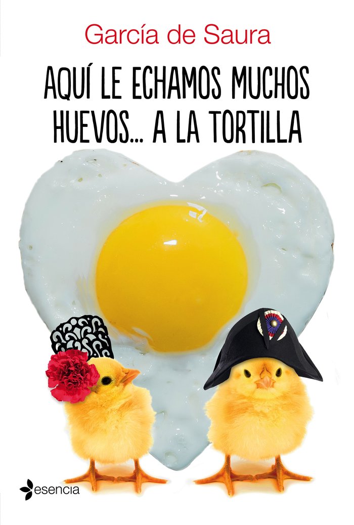 Aquí le echamos muchos huevos... a la tortilla, de García de Saura | portada del libro