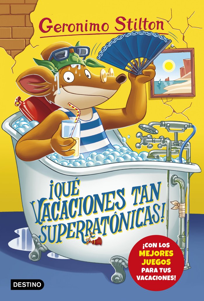¡Qué vacaciones tan superratónicas!, de Stilton, Geronimo | portada del libro