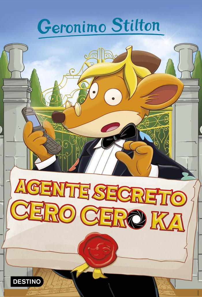 Agente Secreto Cero Cero Ka, de Stilton | portada del libro