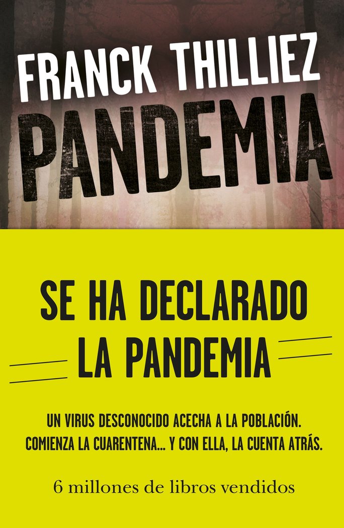 Pandemia, de Thilliez | portada del libro