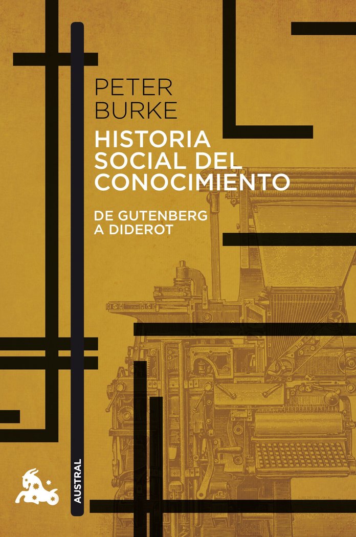 Historia social del conocimiento. De Gutenberg a Diderot, de Burke, Peter | portada del libro