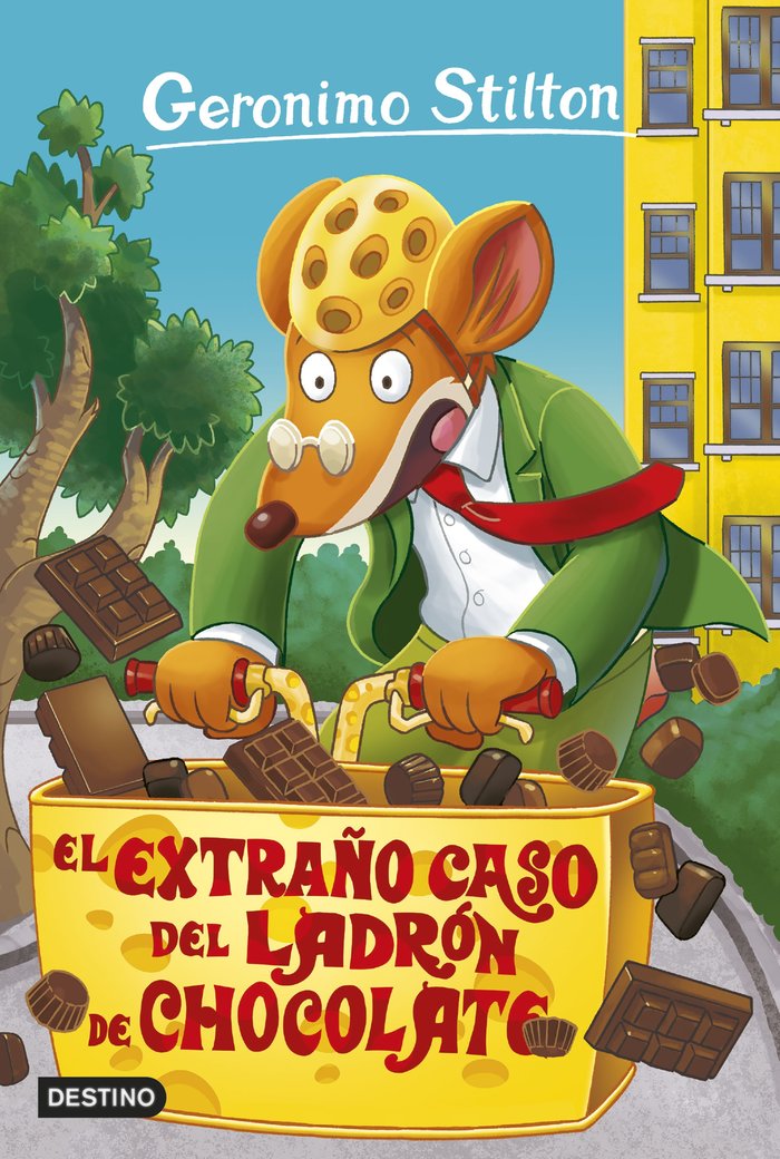 El extraño caso del ladrón de chocolate, de Stilton, Geronimo | portada del libro