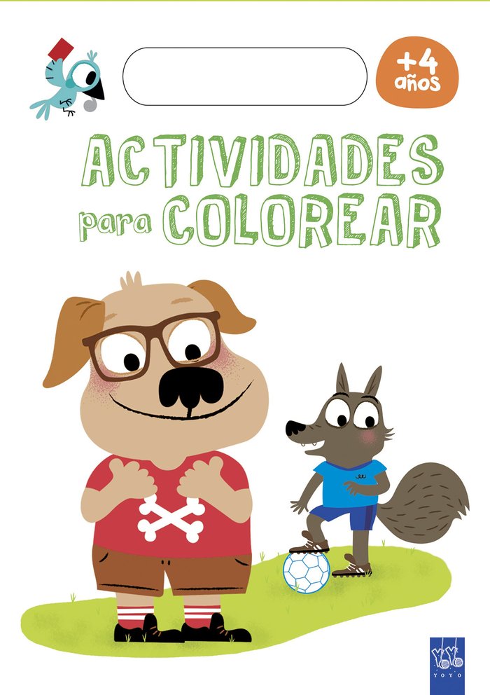 Actividades para colorear +4, de YOYO | portada del libro