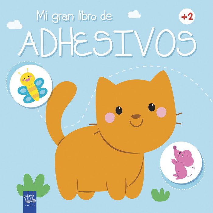 Mi gran libro de adhesivos +2, de YOYO | portada del libro