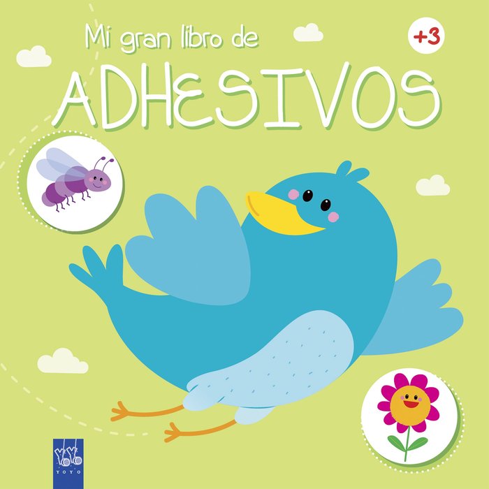 Mi gran libro de adhesivos +3, de YOYO | portada del libro