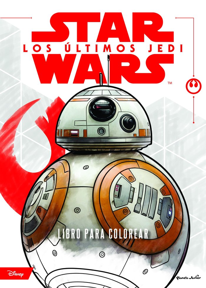Star Wars. Los últimos Jedi. Libro para colorear, de Star Wars | portada del libro