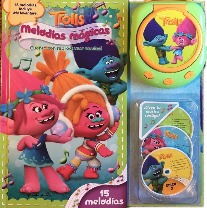 Trolls. Melodías mágicas, de Dreamworks | portada del libro