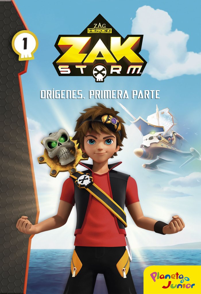 Zak Storm. Orígenes. Primera parte, de Zak Storm | portada del libro