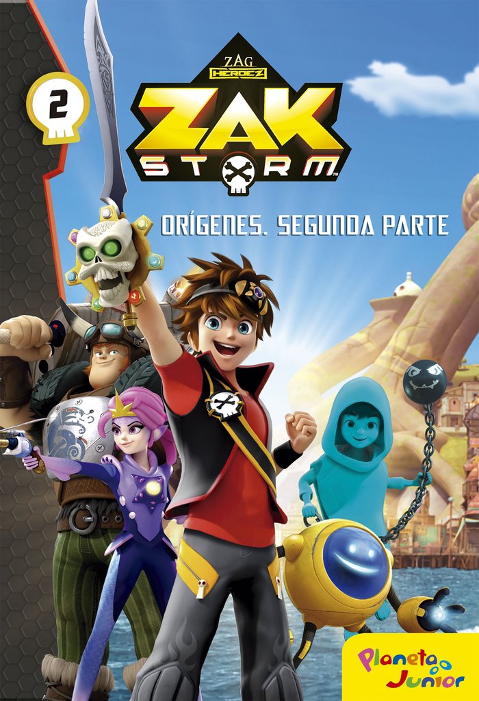Zak Storm. Orígenes. Segunda parte, de Zak Storm | portada del libro