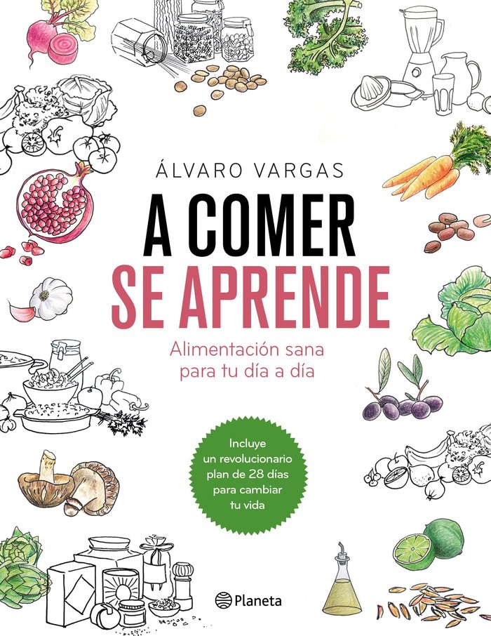 A comer se aprende, de Vargas, Álvaro | portada del libro