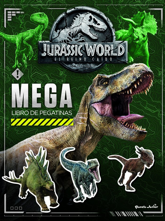 Jurassic World. Megalibro de pegatinas, de Universal Studios | portada del libro