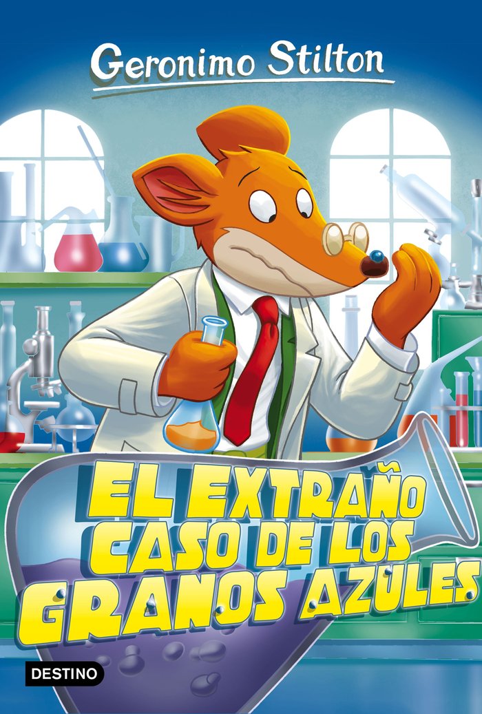 El extraño caso de los granos azules, de Stilton, Geronimo | portada del libro