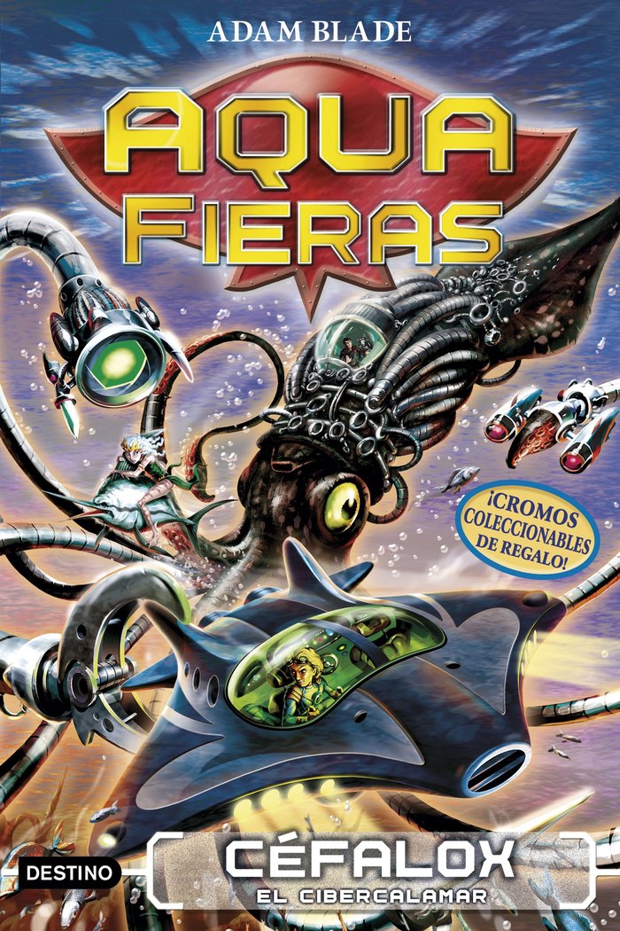 Céfalox, el cibercalamar, de Blade, Adam | portada del libro