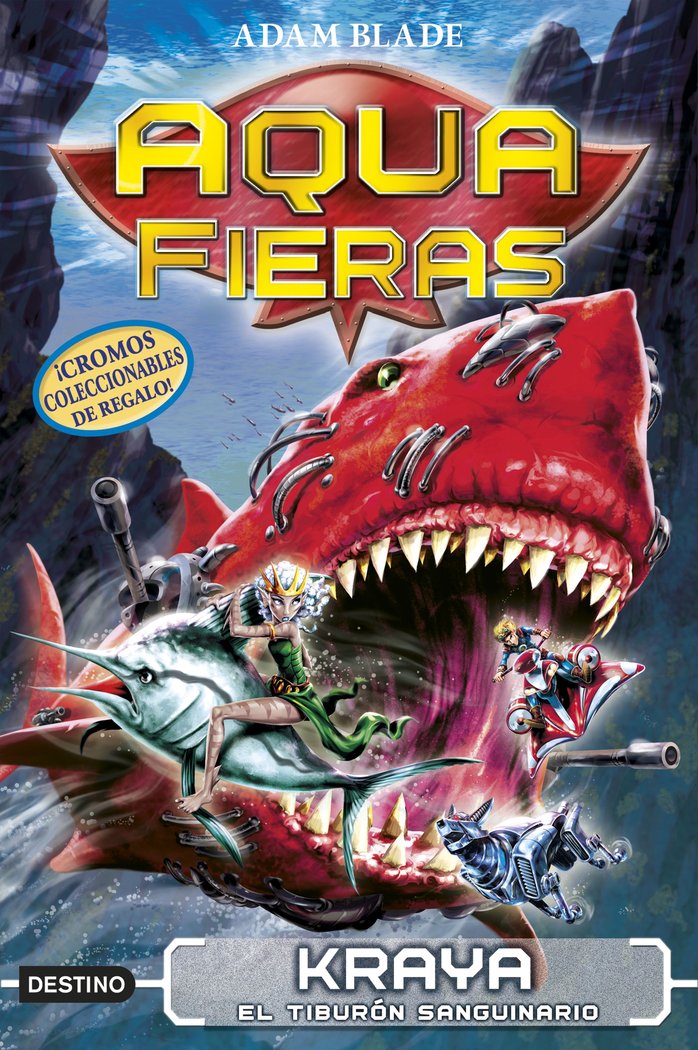 Kraya, el tiburón sanguinario, de Blade, Adam | portada del libro