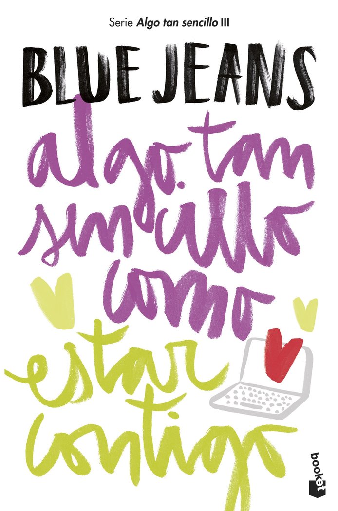 Algo tan sencillo como estar contigo, de Blue Jeans | portada del libro