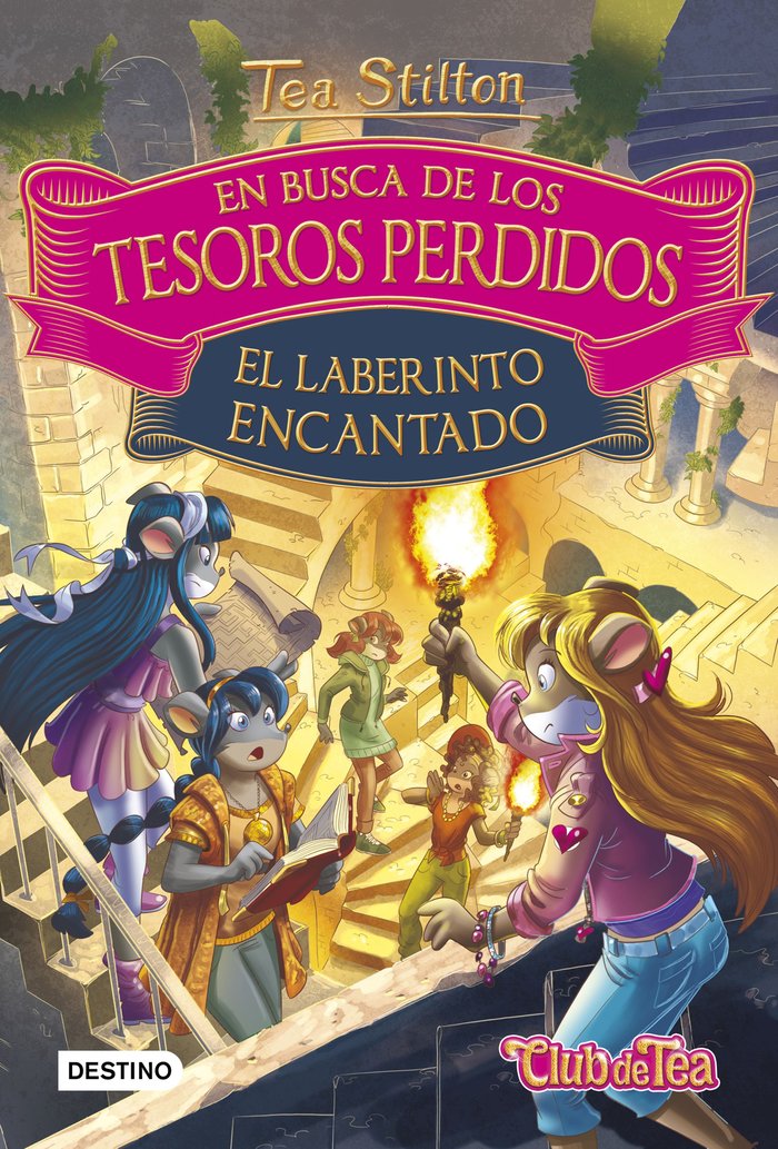 En busca de los tesoros perdidos. El laberinto encantado, de Stilton, Tea | portada del libro