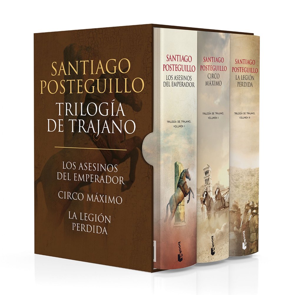 Estuche Trilogía de Trajano, de Posteguillo, Santiago | portada del libro