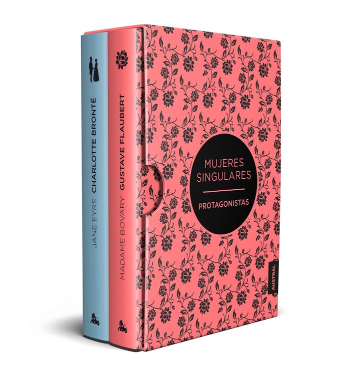 Estuche mujeres singulares. Protagonistas, de Brontë | portada del libro