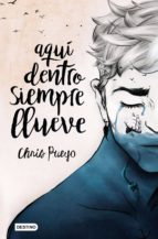 AQUI DENTRO SIEMPRE LLUEVE - PACK EXCLUSIVO CON REGALO DE UN POEM A INEDITO DE CHRIS PUEYO, de Chris Pueyo | portada del libr