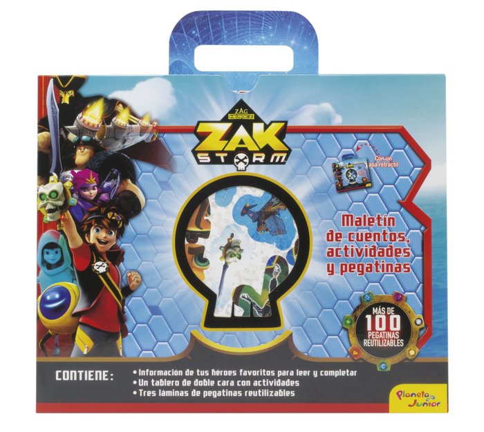 Zak Storm. Maletín de cuentos, actividades y pegatinas, de Zak Storm | portada del libro