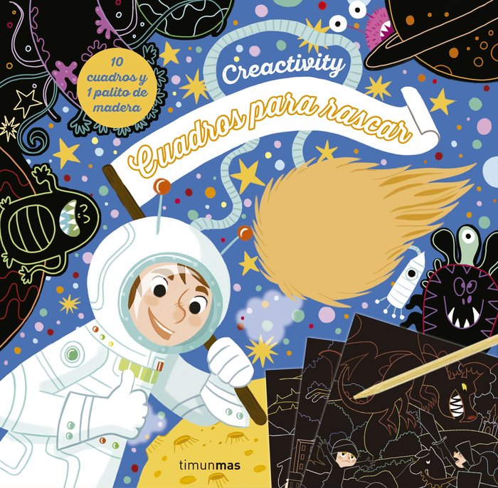 Creactivity. Cuadros para rascar. Aventuras, de Varios Autores | portada del libro