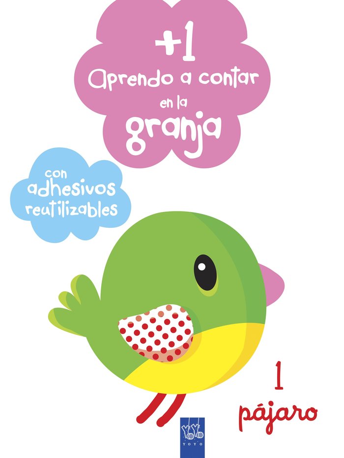 Aprendo a contar en la granja +1, de YOYO | portada del libro
