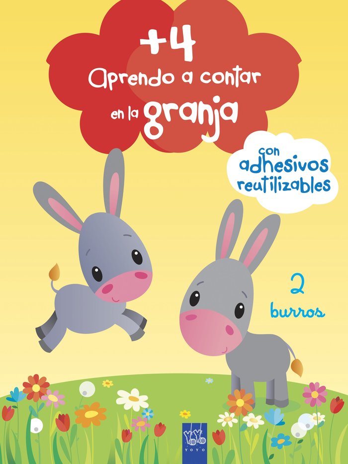 Aprendo a contar en la granja +4, de YOYO | portada del libro