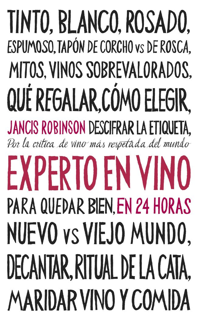 Experto en vino en 24 horas, de Robinson, Jancis | portada del libro