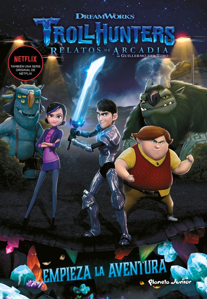 Trollhunters. Cuentos de Arcadia. Empieza la aventura, de Dreamworks | portada del libro