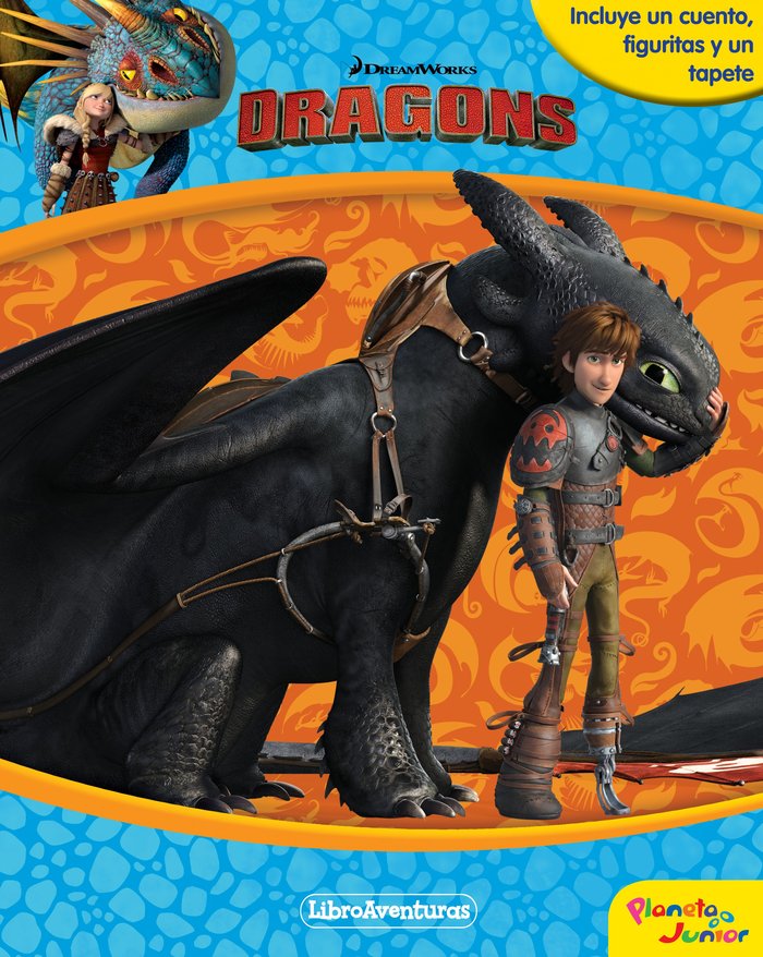 Cómo entrenar a tu dragón. Libroaventuras, de Dreamworks | portada del libro