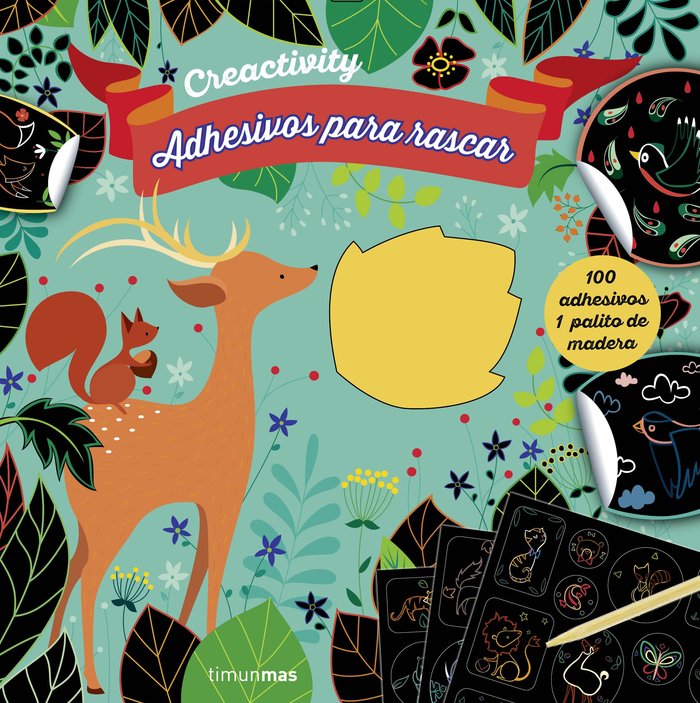 Creactivity. Adhesivos para rascar, de Varios Autores | portada del libro