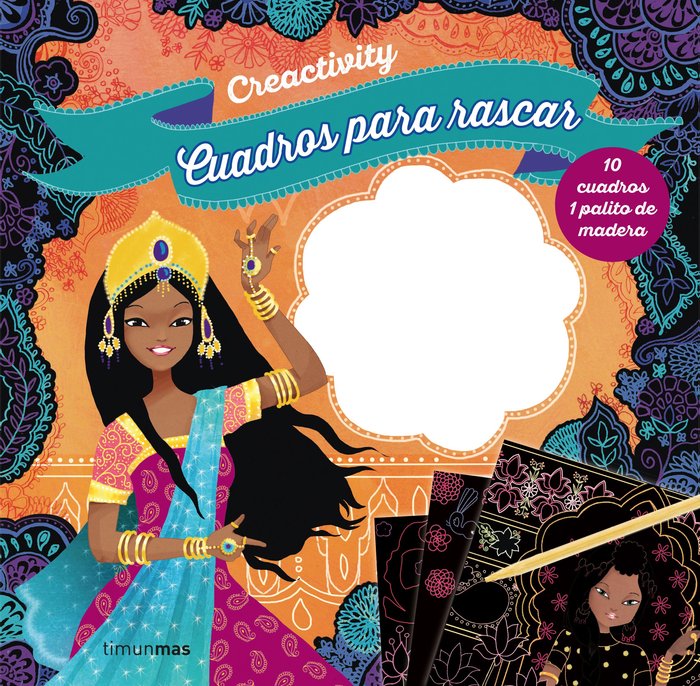 Creactivity. Cuadros para rascar. Princesas del mundo, de Varios Autores | portada del libro