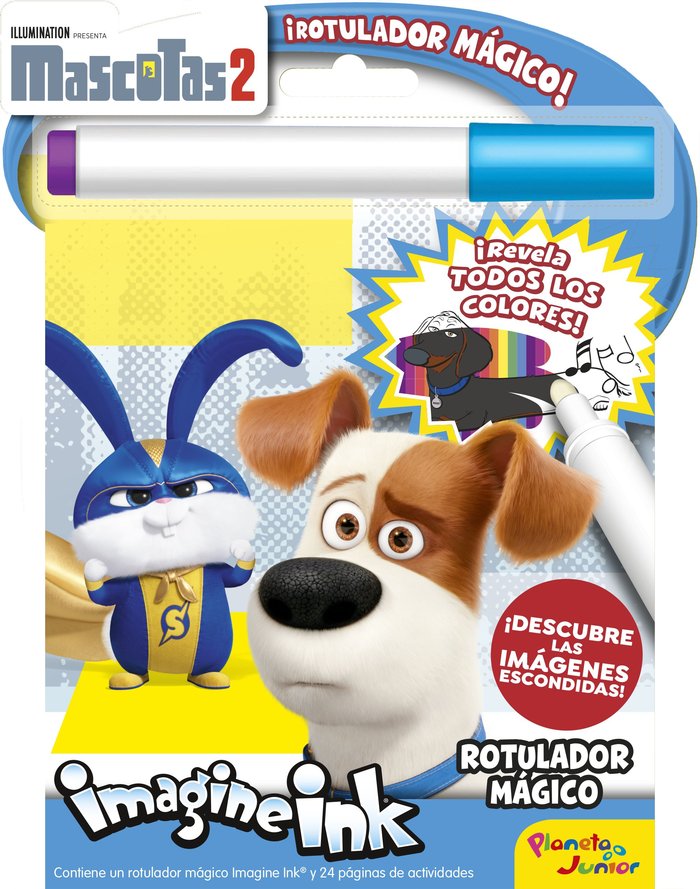 Mascotas 2. Rotulador mágico, de Universal Studios | portada del libro