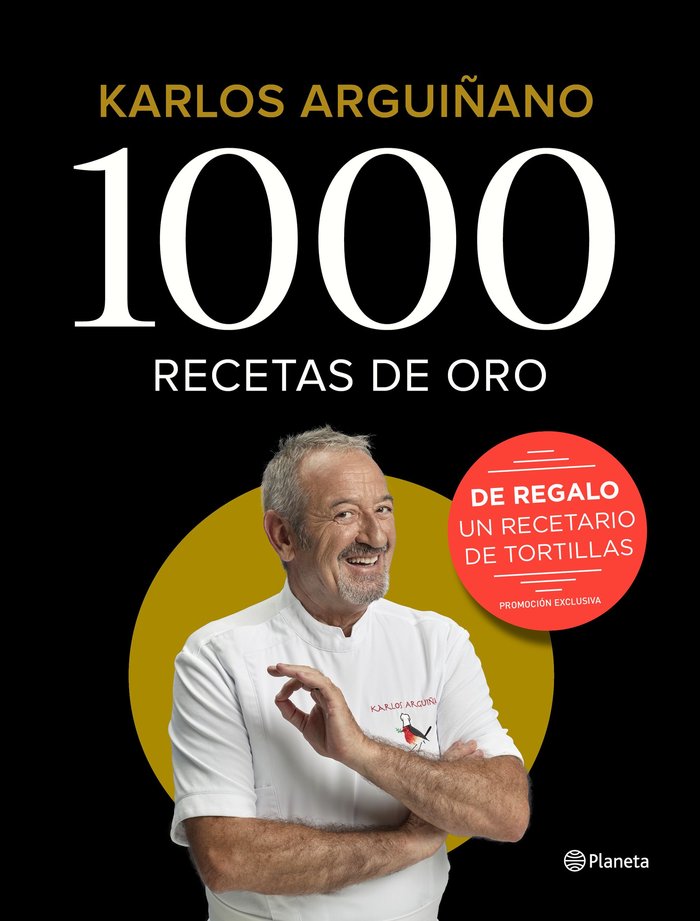 Pack TC 1000 recetas de oro, de Arguiñano | portada del libro