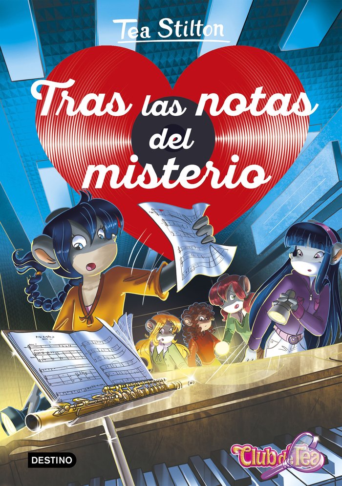 Tras las notas del misterio, de Stilton, Tea | portada del libro