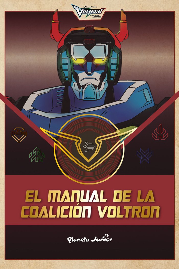 Voltron. El manual de la Coalición Voltron, de Dreamworks | portada del libro