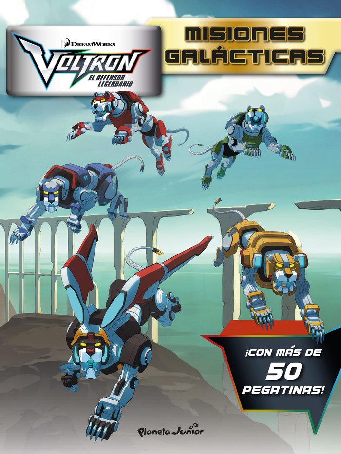 Voltron. Misiones galácticas, de Dreamworks | portada del libro