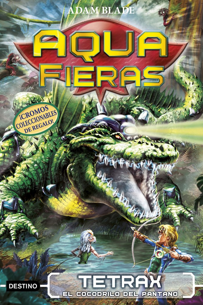 Tetrax, el cocodrilo del pantano, de Blade, Adam | portada del libro