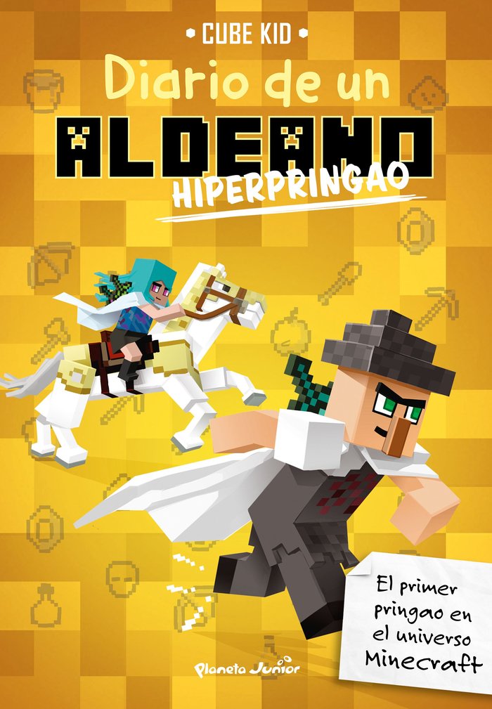 Minecraft. Diario de un aldeano hiperpringao, de Cube Kid | portada del libro
