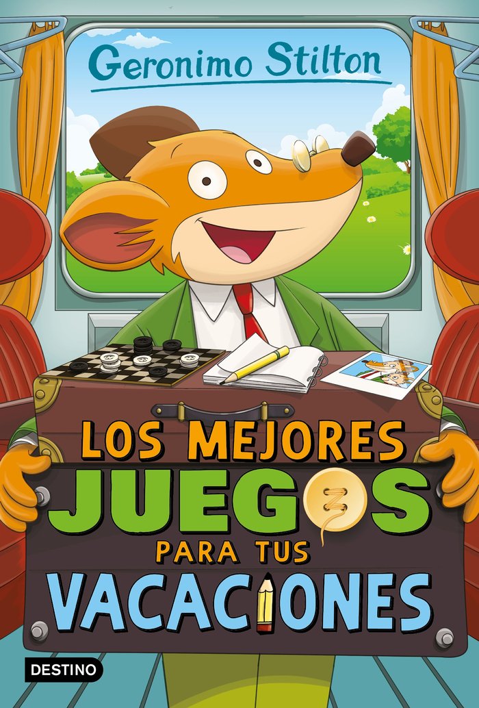 Los mejores juegos para tus vacaciones, de Stilton, Geronimo | portada del libro