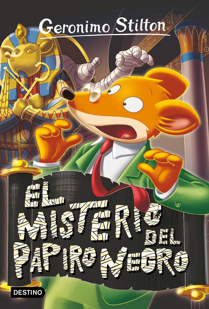 El misterio del Papiro Negro, de Stilton, Geronimo | portada del libro