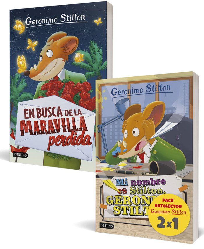 GERONIMO STILTON. PACK RATOLECTOR, de GERONIMO STILTON | portada del libro
